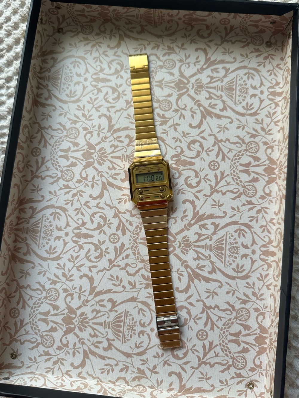 Casio A100 Gold Watch